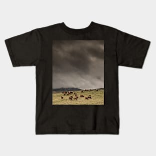 'The Coos, The Clouds and The Clegs', Monzie, Blair Atholl, near Pitlochry. Kids T-Shirt